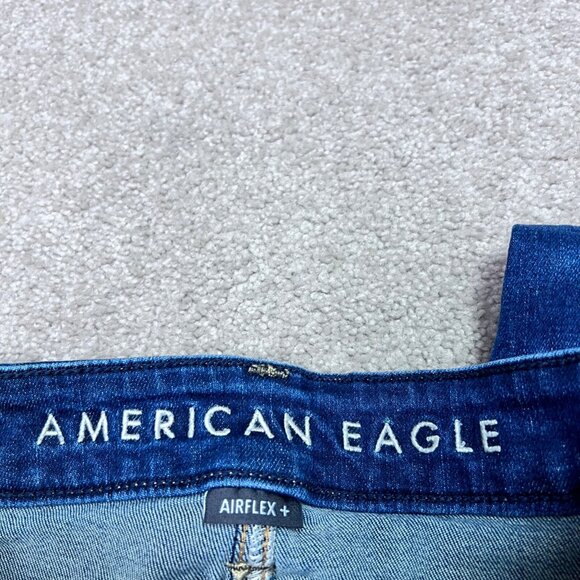 American Eagle Outfitters Jeans Slim Straight Men’s Blue Pockets Size 30x30 - Picture 8 of 12